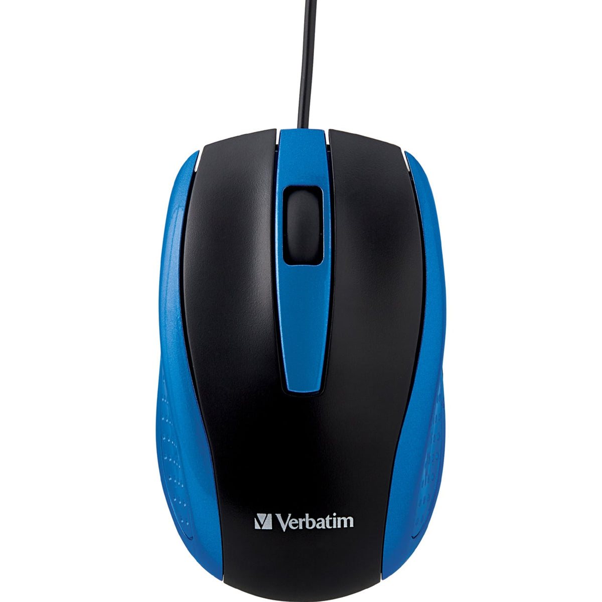 Verbatim Corded Notebook Optical Mouse - Blue