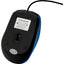 Verbatim Corded Notebook Optical Mouse - Blue