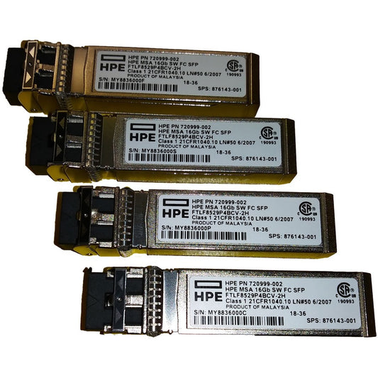 LA MSA 16GB SW FC SFP 4PK XCVR 