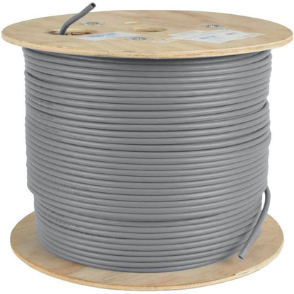Tripp Lite Cat5e 350 MHz Solid Core Plenum-Rated (UTP) PVC Bulk Ethernet Cable Gray 1000 ft. (304.8 m)