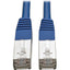 Tripp Lite Cat5e 350 MHz Molded Shielded (STP) Ethernet Cable (RJ45 M/M) PoE Blue 3 ft. (0.91 m)