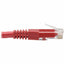 Tripp Lite Cat6 Gigabit Molded (UTP) Ethernet Cable (RJ45 M/M) PoE Red 2 ft. (0.61 m)