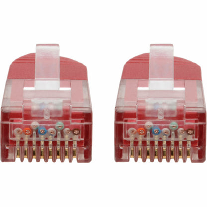 Tripp Lite Cat6 Gigabit Molded (UTP) Ethernet Cable (RJ45 M/M) PoE Red 2 ft. (0.61 m)