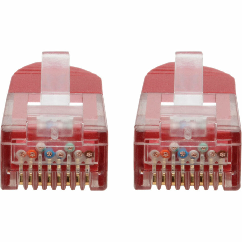Tripp Lite Cat6 Gigabit Molded (UTP) Ethernet Cable (RJ45 M/M) PoE Red 5 ft. (1.52 m)