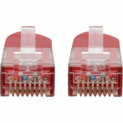 Tripp Lite Cat6 Gigabit Molded (UTP) Ethernet Cable (RJ45 M/M) PoE Red 5 ft. (1.52 m)