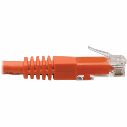 Tripp Lite Cat6 Gigabit Molded (UTP) Ethernet Cable (RJ45 M/M) PoE Orange 25 ft. (7.62 m)