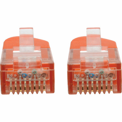 Tripp Lite Cat6 Gigabit Molded (UTP) Ethernet Cable (RJ45 M/M) PoE Orange 25 ft. (7.62 m)