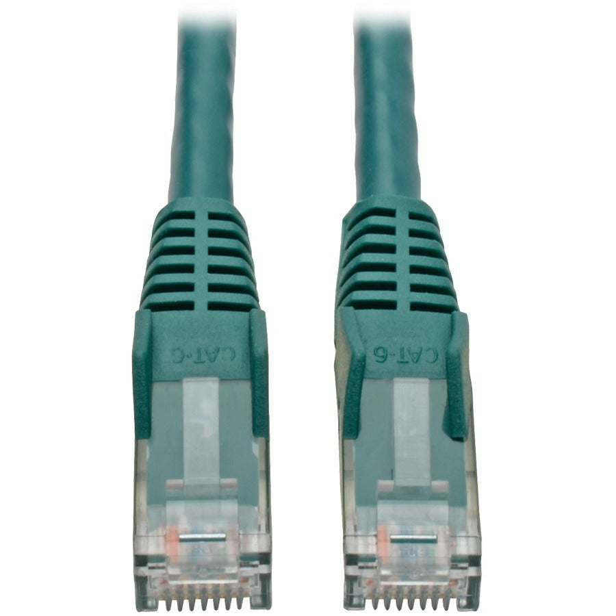 Tripp Lite Cat6 Gigabit Snagless Molded (UTP) Ethernet Cable (RJ45 M/M) PoE Green 4 ft. (1.22 m)