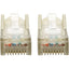 Tripp Lite Cat6 Gigabit Snagless Molded (UTP) Ethernet Cable (RJ45 M/M) PoE White 8 ft. (2.43 m)