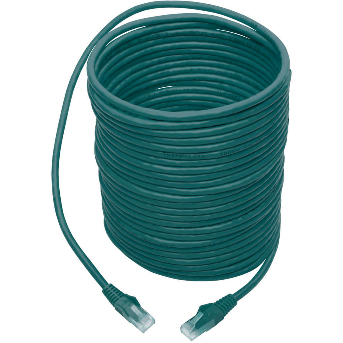 Tripp Lite Cat6 Gigabit Snagless Molded (UTP) Ethernet Cable (RJ45 M/M) PoE Green 35 ft. (10.67 m)