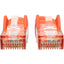Tripp Lite Cat6 Gigabit Snagless Molded (UTP) Ethernet Cable (RJ45 M/M) PoE Orange 50 ft. (15.24 m)