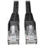 Tripp Lite Cat6 Gigabit Snagless Molded (UTP) Ethernet Cable (RJ45 M/M) PoE Black 75 ft. (22.86 m)
