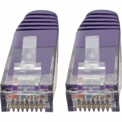 Tripp Lite Cat6 Gigabit Molded (UTP) Ethernet Cable (RJ45 M/M) PoE Purple 20 ft. (6.09 m)