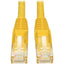 Tripp Lite Cat6 Gigabit Snagless Molded (UTP) Ethernet Cable (RJ45 M/M) PoE Yellow 35 ft. (10.67 m)