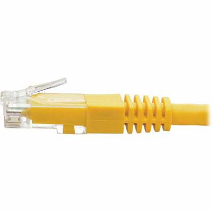 Tripp Lite Cat6 Gigabit Molded (UTP) Ethernet Cable (RJ45 M/M) PoE Yellow 1 ft. (0.31 m)