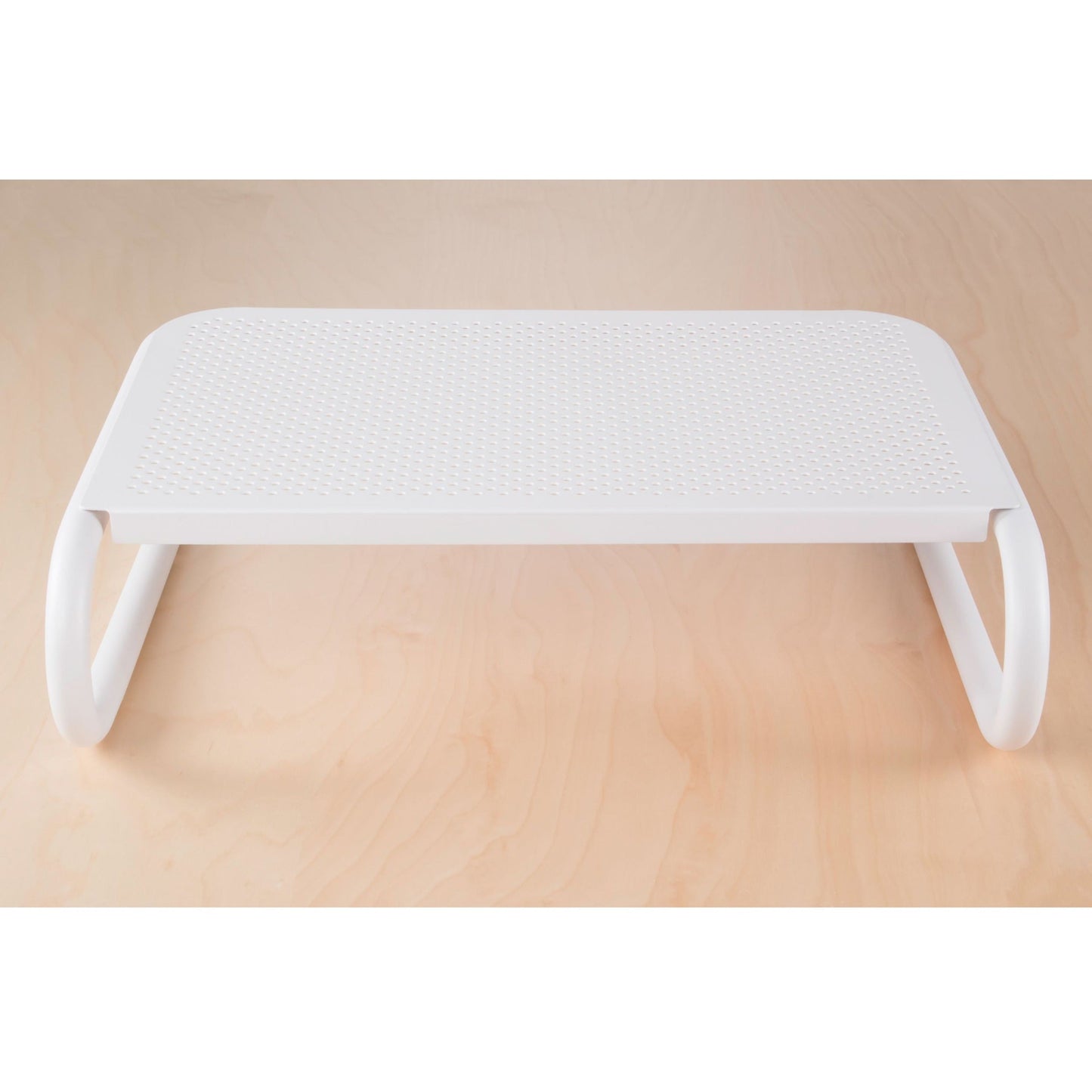 Allsop Metal Art Jr. Monitor Stand 14-Inch Wide Platform - White