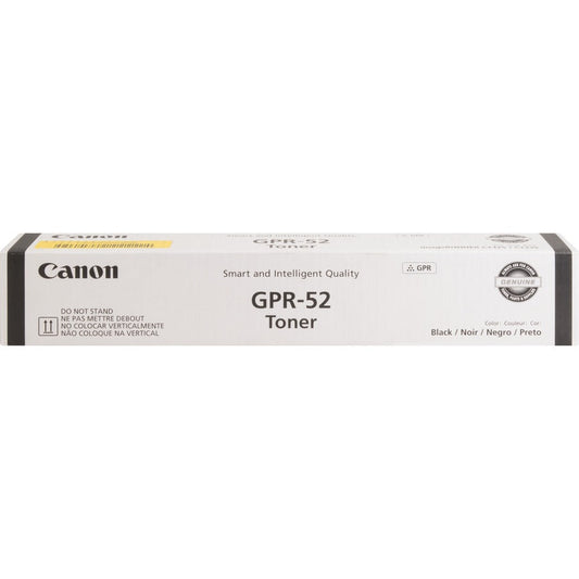 Canon GPR-52 Original Laser Toner Cartridge - Black - 1 Each