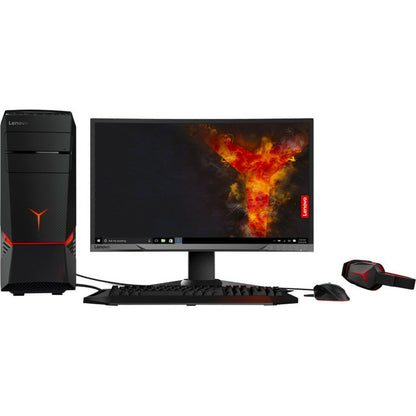 Lenovo Legion Y720T-34ASU 90H90001US Gaming Desktop Computer - AMD Ryzen 5 1400 3.20 GHz - 8 GB RAM DDR4 SDRAM - 1 TB HDD - Black