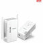 TRENDnet Wi-Fi Everywhere Powerline 1200 AV2 Dual-Band AC1200 Wireless Access Point Kit Includes 1 x TPL-430AP And 1 x TPL-423E 3 x Gigabit Ports Easy Installation White TPL-430APK