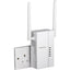 TRENDnet Wi-Fi Everywhere Powerline 1200 AV2 Dual-Band AC1200 Wireless Access Point Kit Includes 1 x TPL-430AP And 1 x TPL-423E 3 x Gigabit Ports Easy Installation White TPL-430APK