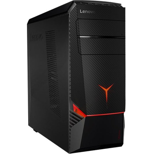 Lenovo Legion Y720T-34ASU 90H90002US Gaming Desktop Computer - AMD Ryzen 7 1800X 3 GHz - 16 GB RAM DDR4 SDRAM - 1 TB HDD - 256 GB SSD - Black