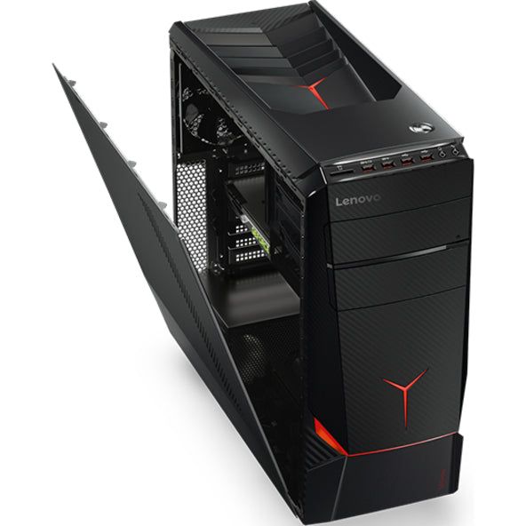 Lenovo Legion Y720T-34ASU 90H90002US Gaming Desktop Computer - AMD Ryzen 7 1800X 3 GHz - 16 GB RAM DDR4 SDRAM - 1 TB HDD - 256 GB SSD - Black