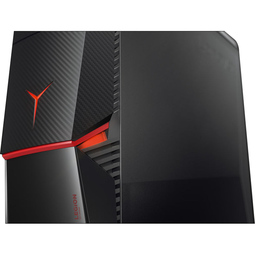 Lenovo Legion Y720T-34ASU 90H90002US Gaming Desktop Computer - AMD Ryzen 7 1800X 3 GHz - 16 GB RAM DDR4 SDRAM - 1 TB HDD - 256 GB SSD - Black