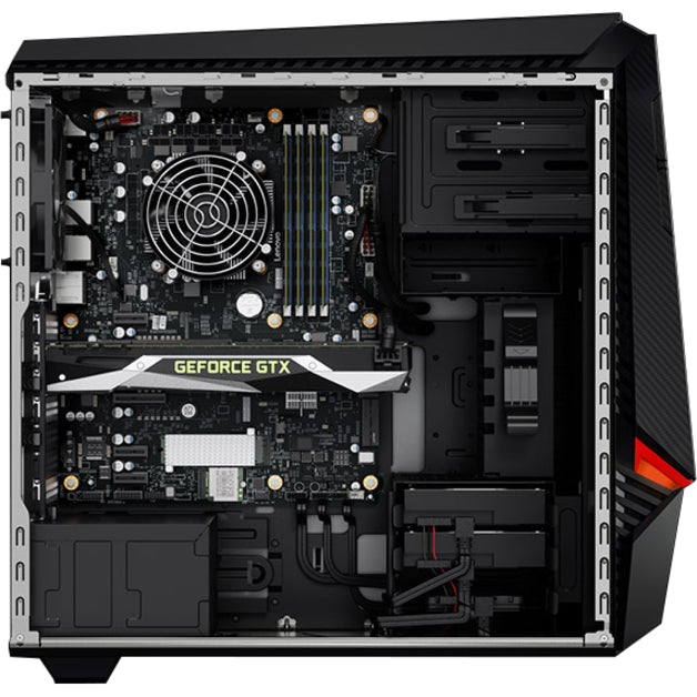 Lenovo Legion Y720T-34ASU 90H90002US Gaming Desktop Computer - AMD Ryzen 7 1800X 3 GHz - 16 GB RAM DDR4 SDRAM - 1 TB HDD - 256 GB SSD - Black