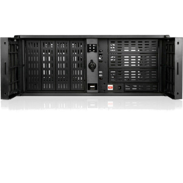 iStarUSA 4U Compact Stylish Rackmount Chassis with 550W Redundant Power Supply