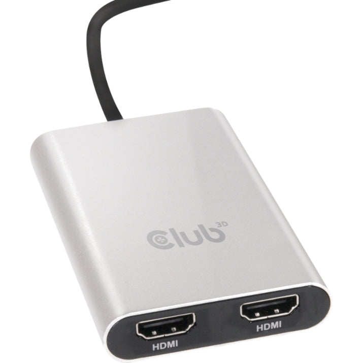 Club 3D SenseVision Thunderbolt&trade; 3 to Dual Displayport&trade; 1.2 Adapter