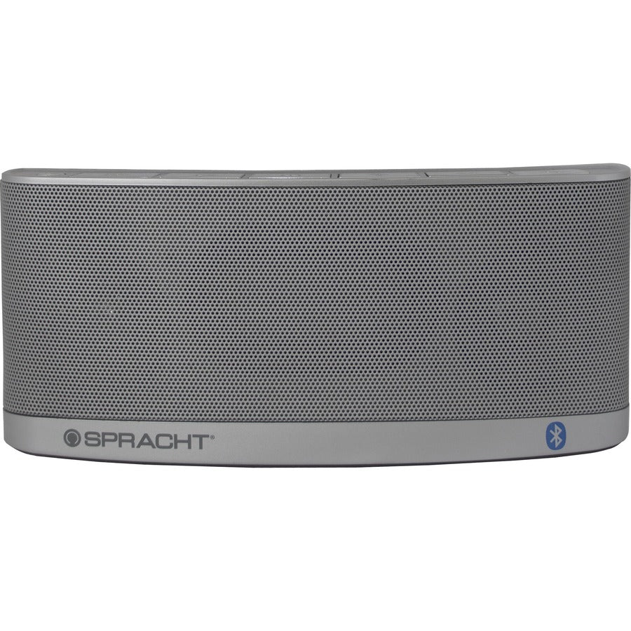 Spracht Blunote2.0 Portable Bluetooth Speaker System - 10 W RMS - Silver