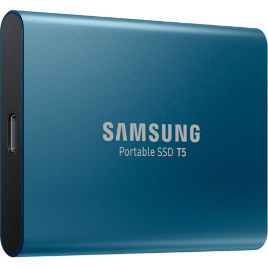 Samsung T5 MU-PA250B/AM 250 GB Portable Solid State Drive - External - Blue