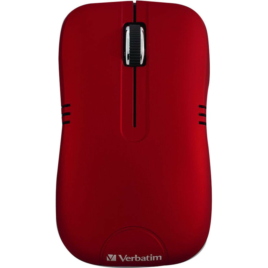Verbatim Wireless Notebook Optical Mouse Commuter Series - Matte Red