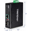 TRENDnet Industrial SFP to Gigabit PoE+ Media Converter IP30 Rated Housing Operating temperature range -40&deg;- 75 &deg;C to (-40&deg; - 167 &deg;F) TI-PF11SFP Black