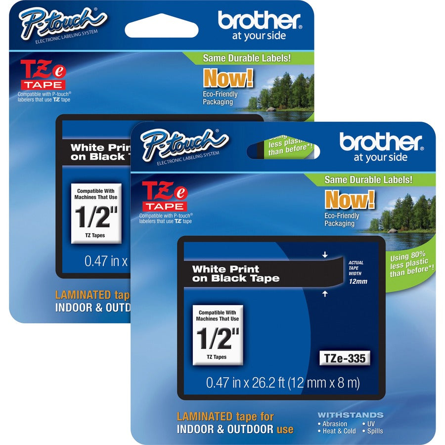 Brother P-touch TZe Laminated Tape Cartridges