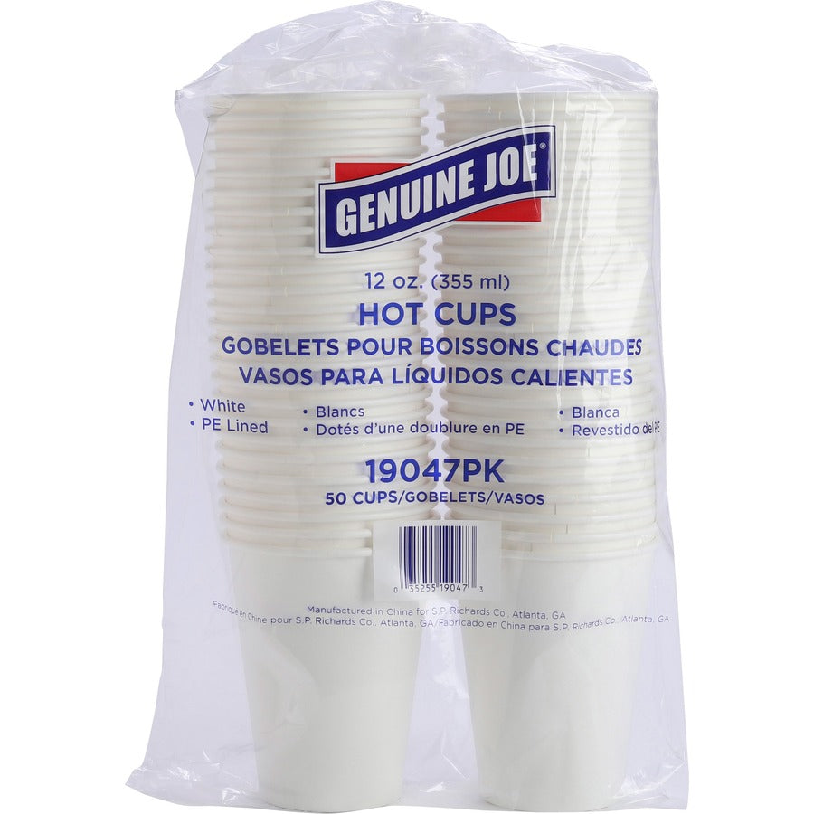 Genuine Joe Polyurethane-lined Disposable Hot Cups