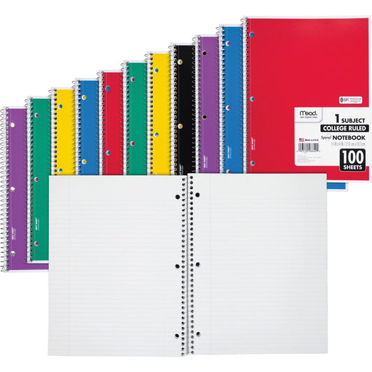 Mead One-subject Spiral Notebook