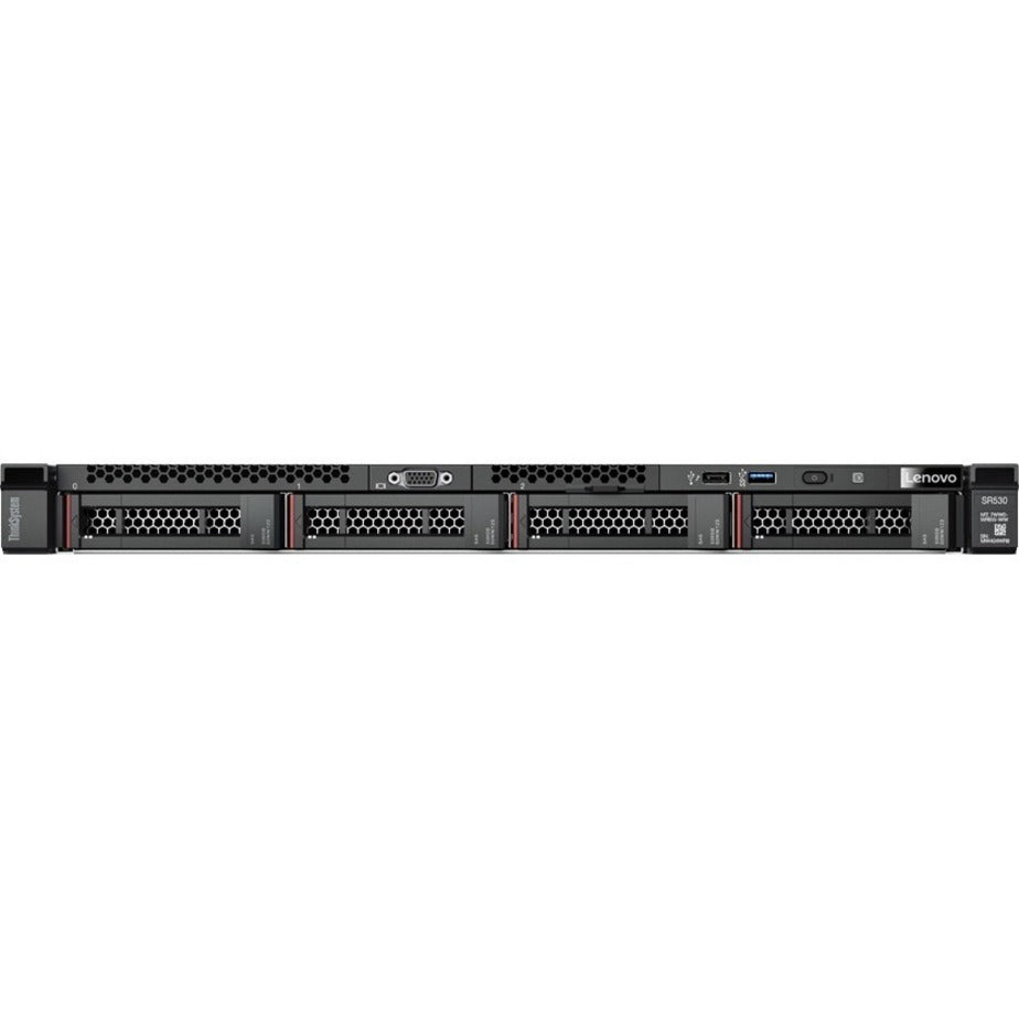 Lenovo ThinkSystem SR530 7X08A045NA 1U Rack Server - 1 x Intel Xeon Silver 4116 2.10 GHz - 32 GB RAM - 12Gb/s SAS Serial ATA/600 Controller