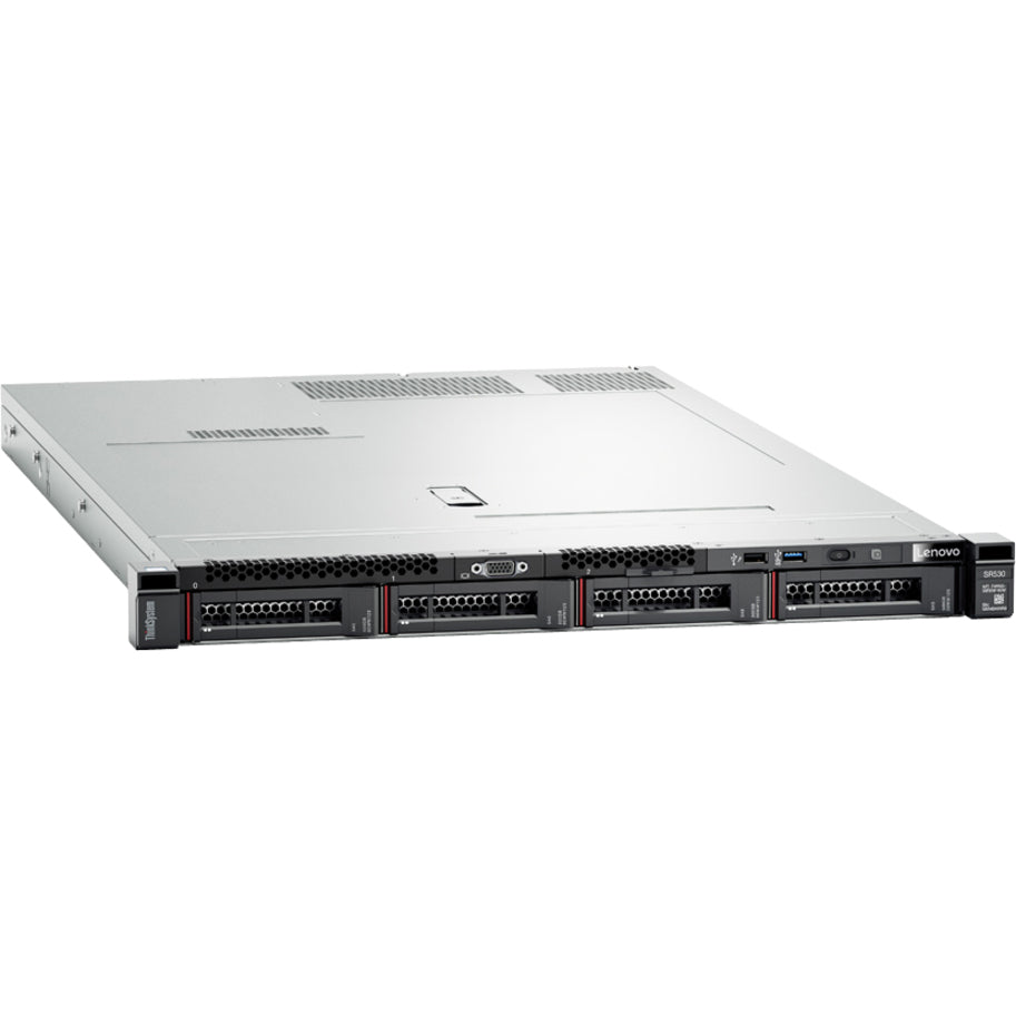 Lenovo ThinkSystem SR530 7X08A045NA 1U Rack Server - 1 x Intel Xeon Silver 4116 2.10 GHz - 32 GB RAM - 12Gb/s SAS Serial ATA/600 Controller