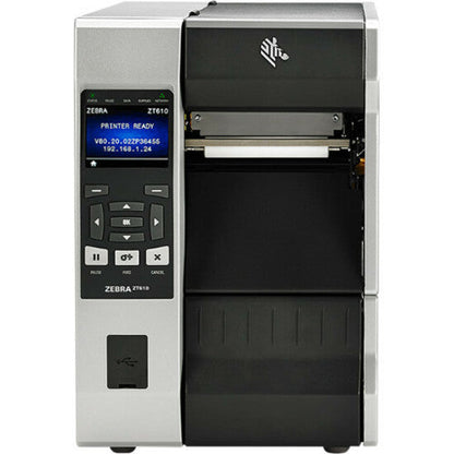 Zebra ZT610 Industrial Direct Thermal/Thermal Transfer Printer - Monochrome - Label Print - Ethernet - USB - Serial - Bluetooth