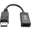 Tripp Lite DisplayPort to HDMI Active Adapter (M/F) Latching Connector 4K 60 Hz DP1.2 HDCP 2.2Black 6 in.