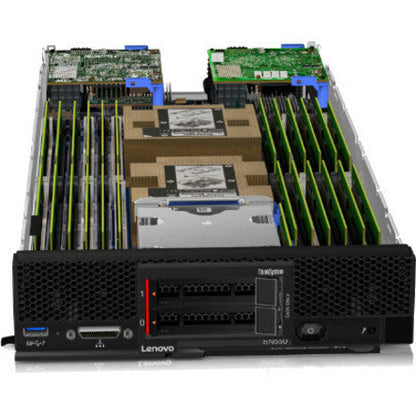 Lenovo ThinkSystem SN550 7X16A00ANA Blade Server - 1 x Intel Xeon Silver 4110 2.10 GHz - 16 GB RAM