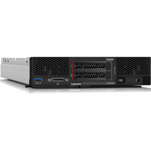 Lenovo ThinkSystem SN550 7X16A00ANA Blade Server - 1 x Intel Xeon Silver 4110 2.10 GHz - 16 GB RAM