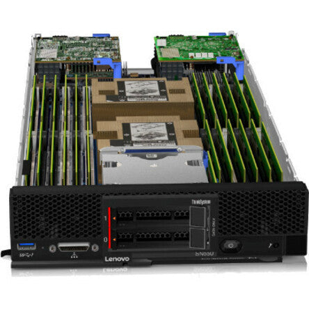 Lenovo ThinkSystem SN550 7X16A021NA Blade Server - 1 x Intel Xeon Platinum 8160 2.10 GHz - 32 GB RAM
