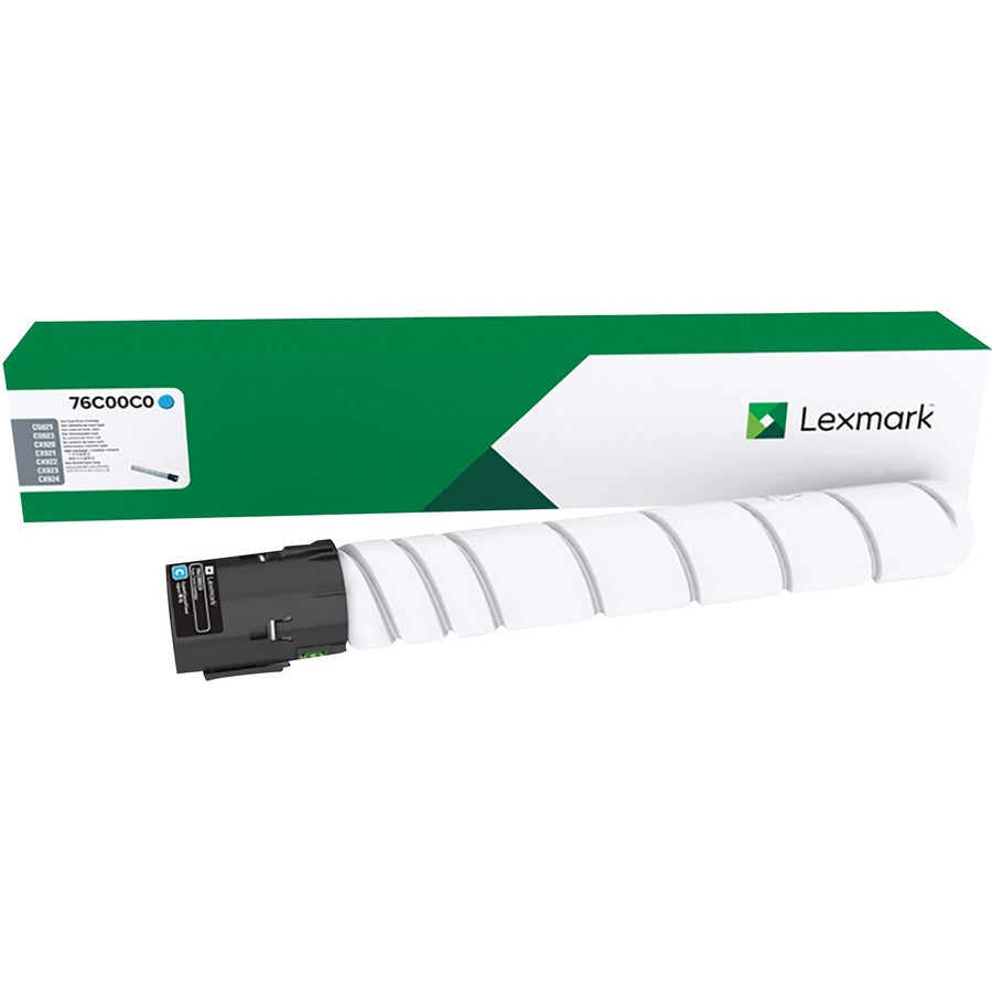 Lexmark Original High Yield Laser Toner Cartridge - Cyan - 1 Each