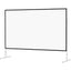 Da-Lite Fast-Fold Deluxe Projection Screen System - Portable Folding Frame Screen - 158in Screen