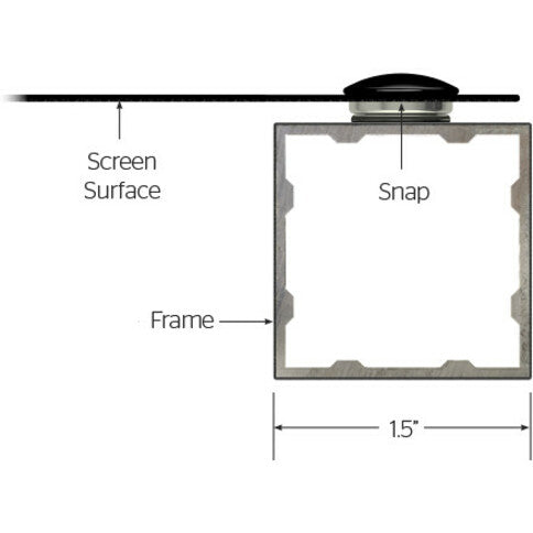 Da-Lite Da-Snap 82" Projection Screen