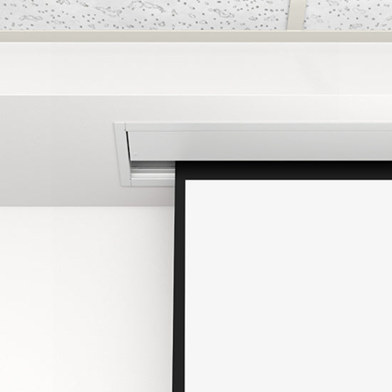Da-Lite Advantage Series Projection Screen - Ceiling Recessed Electric Screen with Plenum Rated Case - 113in Screen