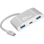 SIIG USB-C to 4-Port USB 3.0 Hub with PD Charging - 3A/1C