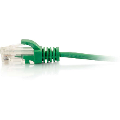 C2G 10ft Cat6 Slim Snagless Unshielded (UTP) Ethernet Cable - Green
